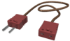Kapton insulated extension cable for NiCr-Ni